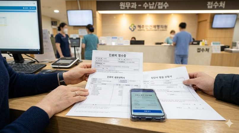 진료비 영수증만으로 보험청구가 안 될 때? 세부내역서·진단서·확인서 차이